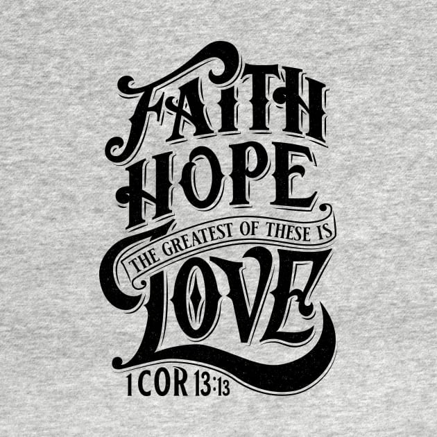 Faith Hope Love: Dark by Ian Moss Creative